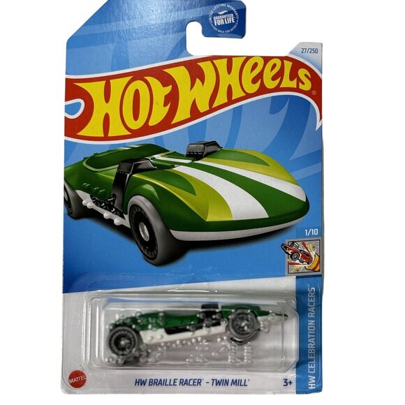 Hot Wheels Braille Racer Twin Mill Celebration Racers 2024 Diecast Car - Picture 1 of 6